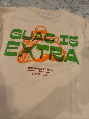 Baseball Lifestyle 101 - B101 - guac is extra t shirt. NWT